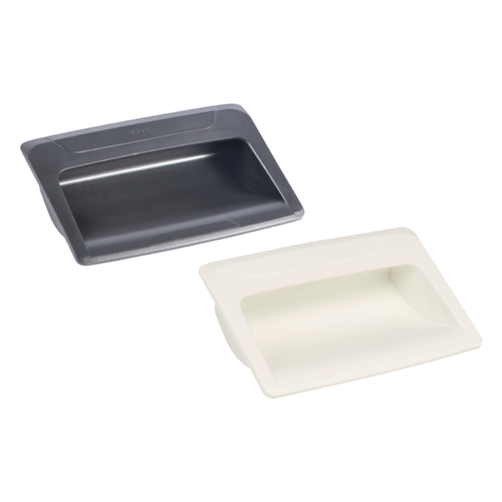 Ручки-купе врезные из пластика с защелками Алтервиа A30111