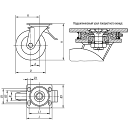 K1769 Ролики усиленные пыле-влагозащищенные