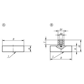 K0550 Магниты дисковые из самария-кобальта экранированные