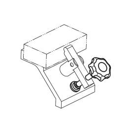 K0394 Винты верстачные со звездообразной ручкой и упором