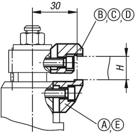 K1490 Губки для плавающих зажимов