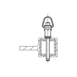 K0790 Пальцы стопорные усиленные, нержавеющая сталь