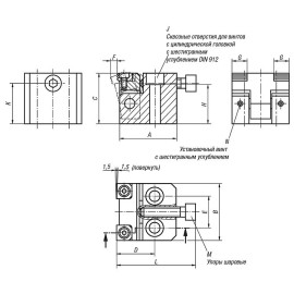 K0930 Зажимы подвижные