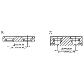 K1219 Цилиндры зажимные Ball lock пневматические