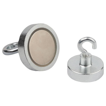K1402 Магниты дисковые с крюком неодимовые