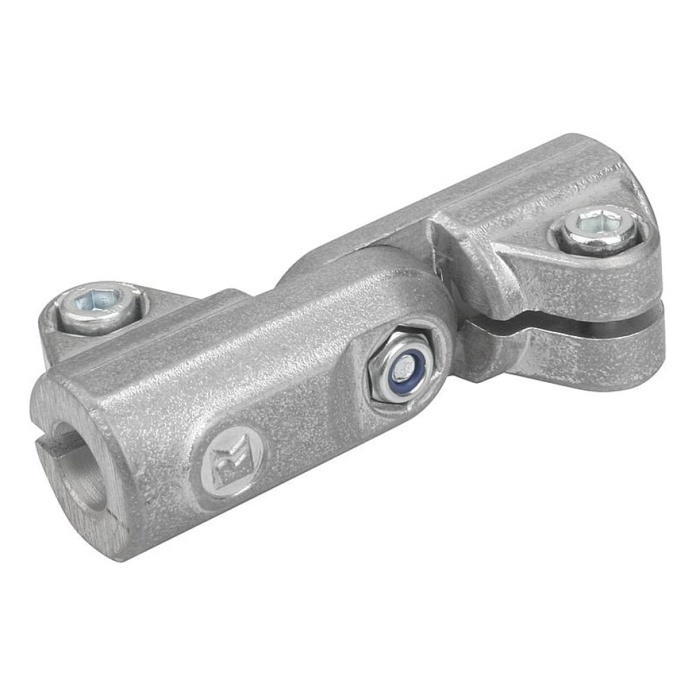 K0489 Зажимы для круглых труб шарнирные из алюминия