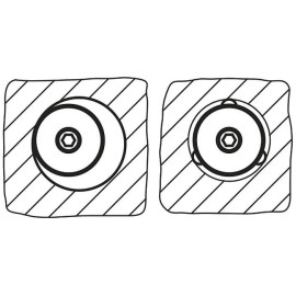 K0358 Зажимы самоцентрирующиеся с установочными элементами