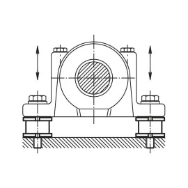 K0694 Опоры подводимые регулируемые низкие