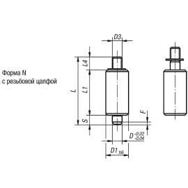 K0347 Штифты стопорные приварные