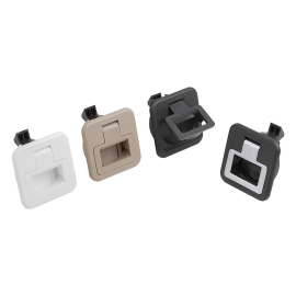 K1651 Защелки врезные с откидной ручкой