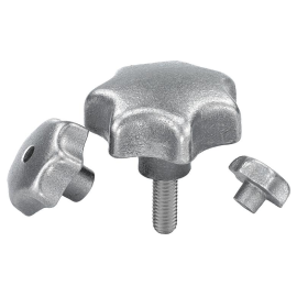 K0151 Ручки звездообразные DIN 6336 из чугуна