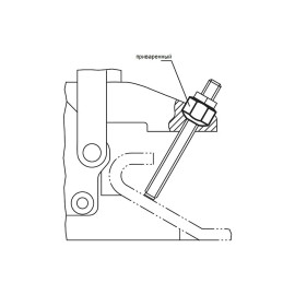 K0664 Гайки прижимные с круглым наконечником