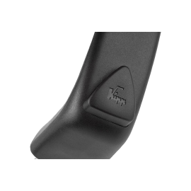 K0982 Рычаги зажимные из пластика и нержавеющей стали с кнопкой, НР