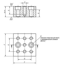 K0811 Блоки подкладные, форма М