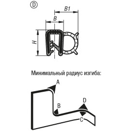 K1368 Профили уплотнительные защитные