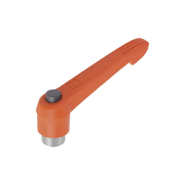 K0270 Рычаги зажимные NOVOgrip из пластика и нерж. стали с кнопкой, ВР