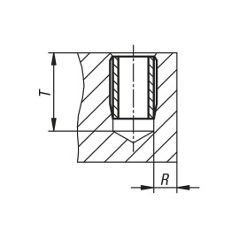 K0978 Вставки резьбовые саморезы со шлицем