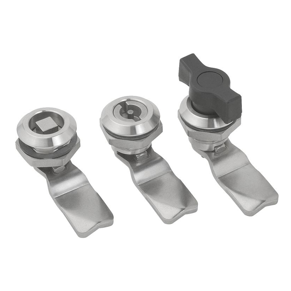 K1351 (K1340) Замки поворотные короткие из нержавеющей стали