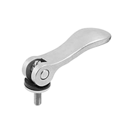 K0647 Рычаги регулируемые из нерж. стали с шайбой из пластика