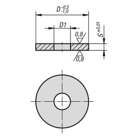 K0860 Шайбы шлифованные