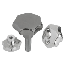 K0150 Ручки звездообразные DIN 6336 из нержавеющей стали