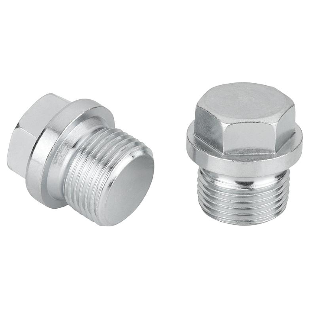 K1131 Пробки заглушки DIN 910 из стали с фланцем