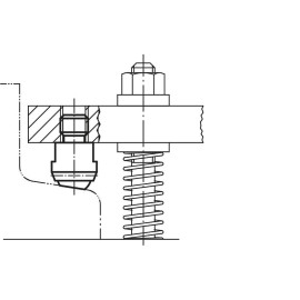 K0282 Упоры подвижные на 9°