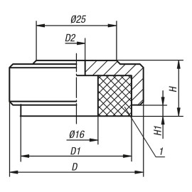 K0670 Основания опор дисковые виброизолирующие
