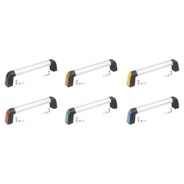 K1445 Ручки трубчатые из алюминия и пластика