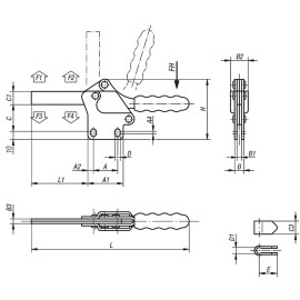 K0073 Прижимы механические с привариваемым винтом