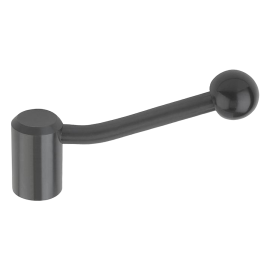 K0176 Рукоятки зажимные из стали с круглой ручкой из пластика