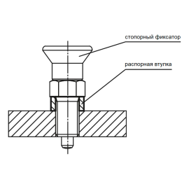 K0665 Втулки распорные для установки стопорных резьбовых штифтов