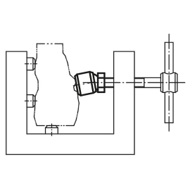 K0304 Опоры шарнирные со внутренней резьбой, 10°