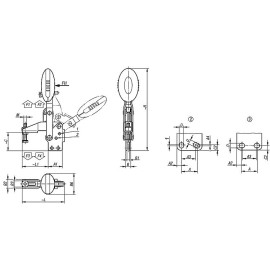 K0663 Прижимы механические из нержавеющей стали