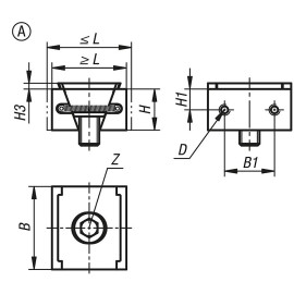 K1748 Зажимные элементы клиновые, 50 мм