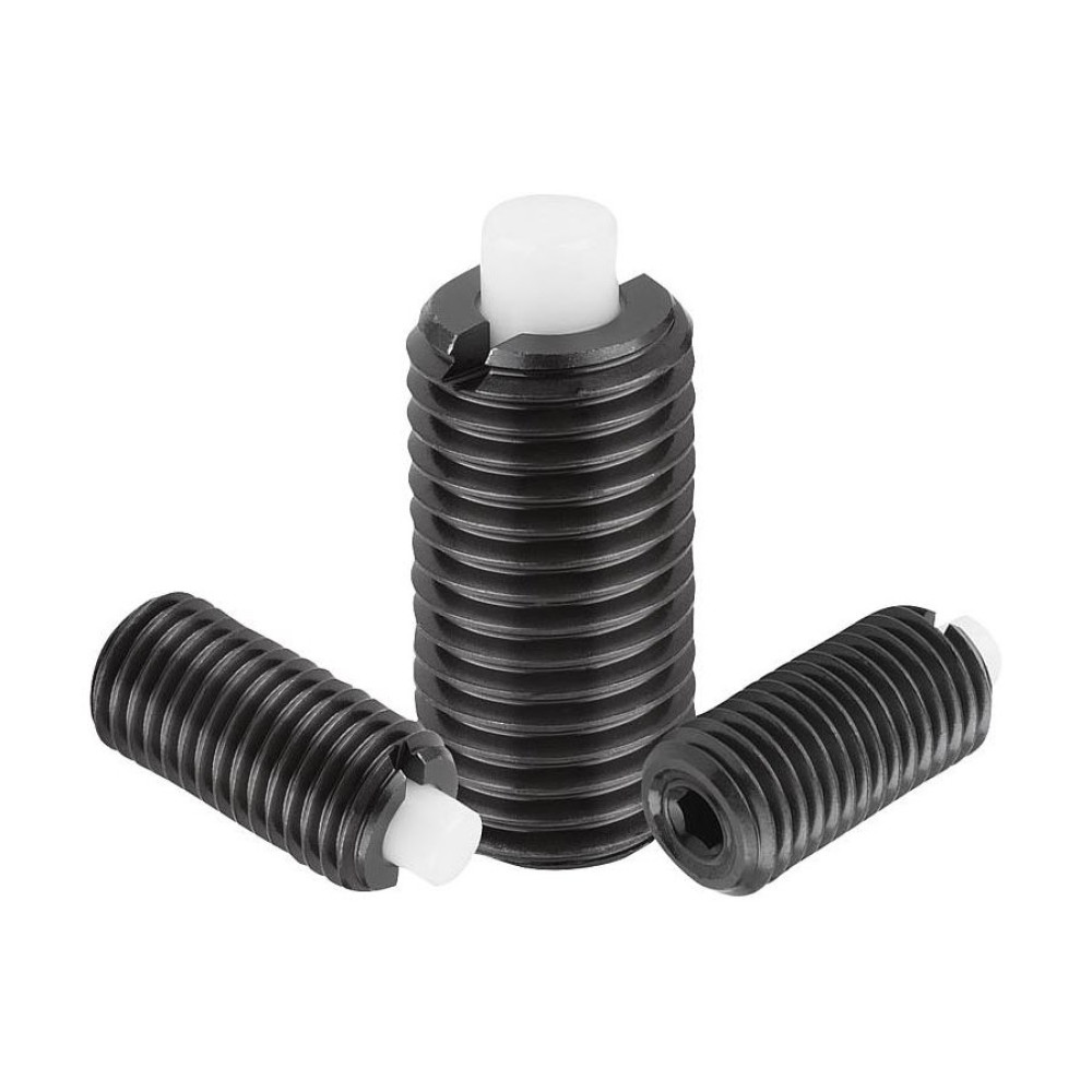 K1372 Фиксаторы пружинные с плоским упором, сталь