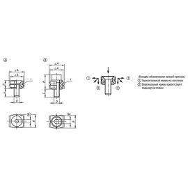 K1167 Зажимные элементы клиновые