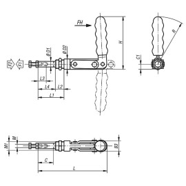 K0086 Зажимы механические плунжерные из стали