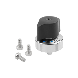 K1834 Штифты стопорные с фланцем и ручкой-барашком конические