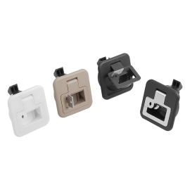 K1651 Защелки врезные с откидной ручкой