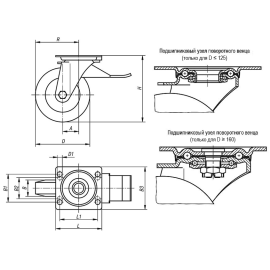 K1767 Ролики с алюминиевыми дисками и покрытием из экстратана