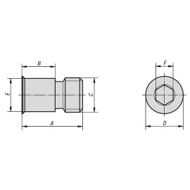 K0862 Заглушки из алюминия для растровых отверстий