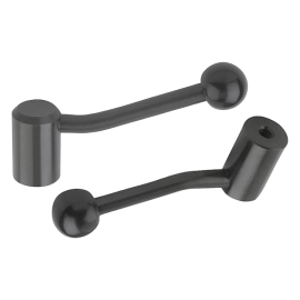 K0176 Рукоятки зажимные из стали с круглой ручкой из пластика