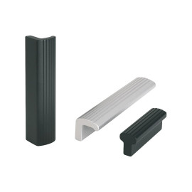 K0232 Ручки профильные из алюминия рифленые