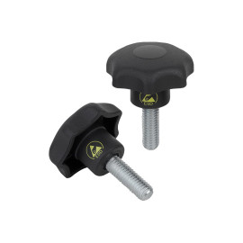 K0155 Ручки звездообразные DIN 6336 антистатические