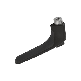 K0982 Рычаги зажимные из пластика и нержавеющей стали с кнопкой, ВР