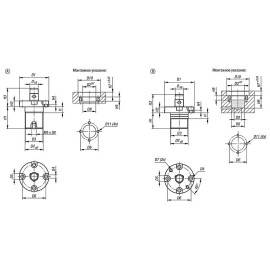 K1219 Цилиндры зажимные Ball lock пневматические