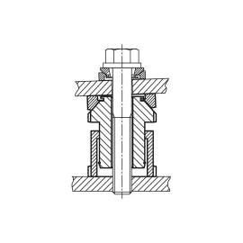 K0057 Опоры подводимые регулируемые самоустанавливающиеся