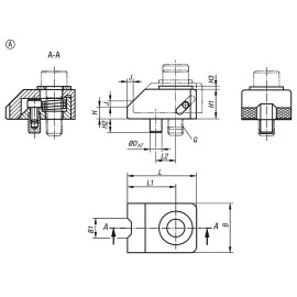 K0932 Зажимы рифленые среднепрофильные