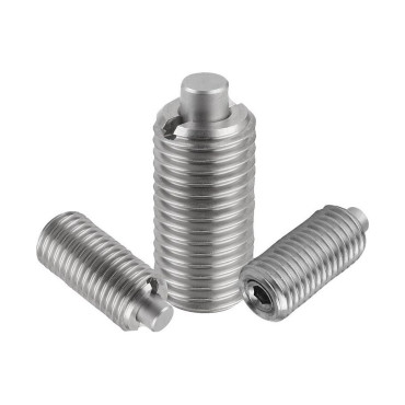 K1379 Фиксаторы пружинные с плоским упором, нержавеющая сталь